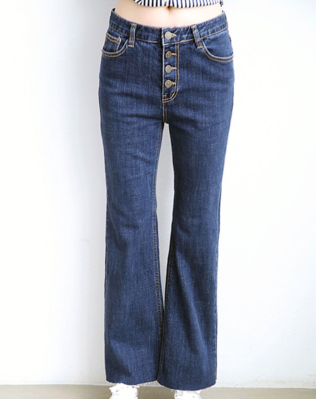 > (无图不上线)[naning9]韩版直筒牛仔裤