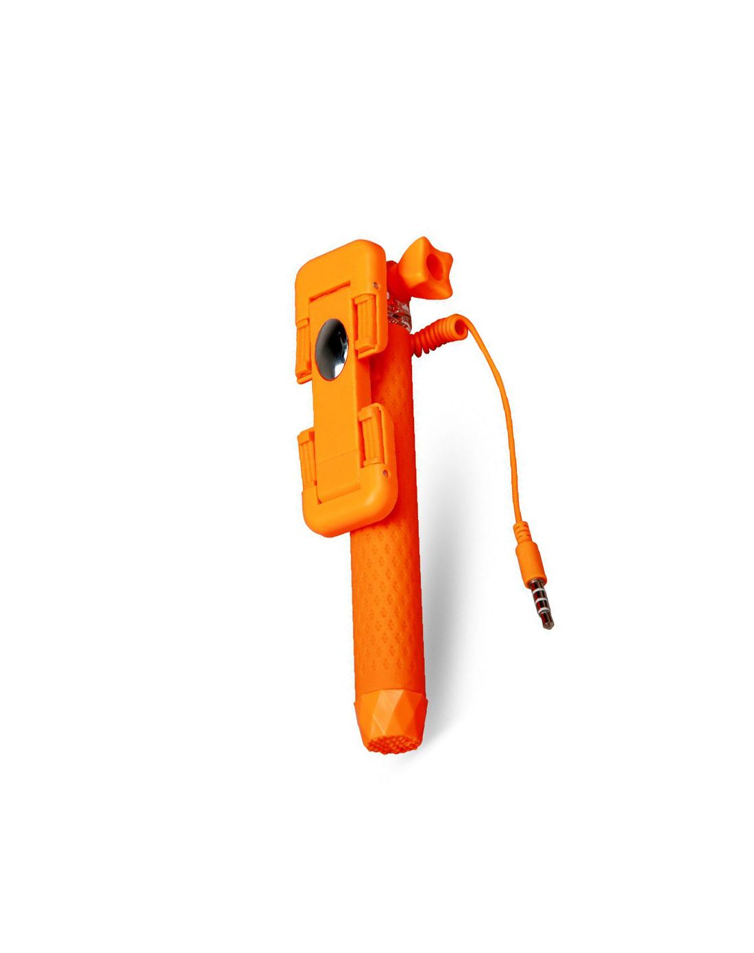 【两件起售】水晶mini自拍杆-橙色