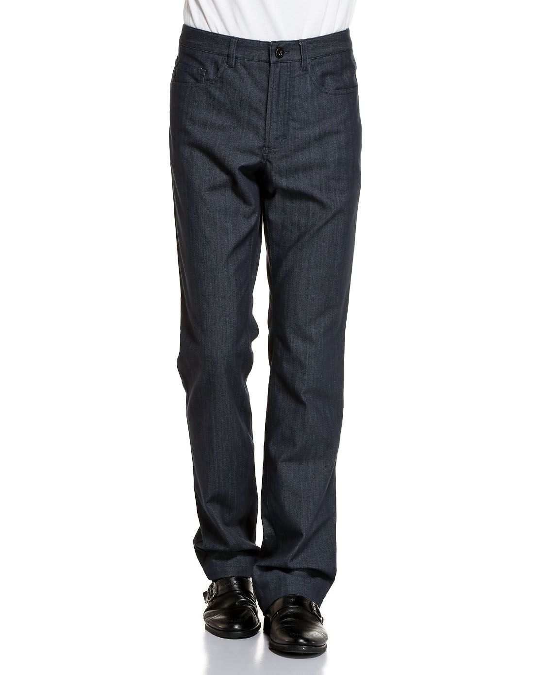 灰蓝色百搭时尚长裤