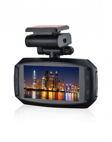 全景170度 1296p超广角自动循环录影 红