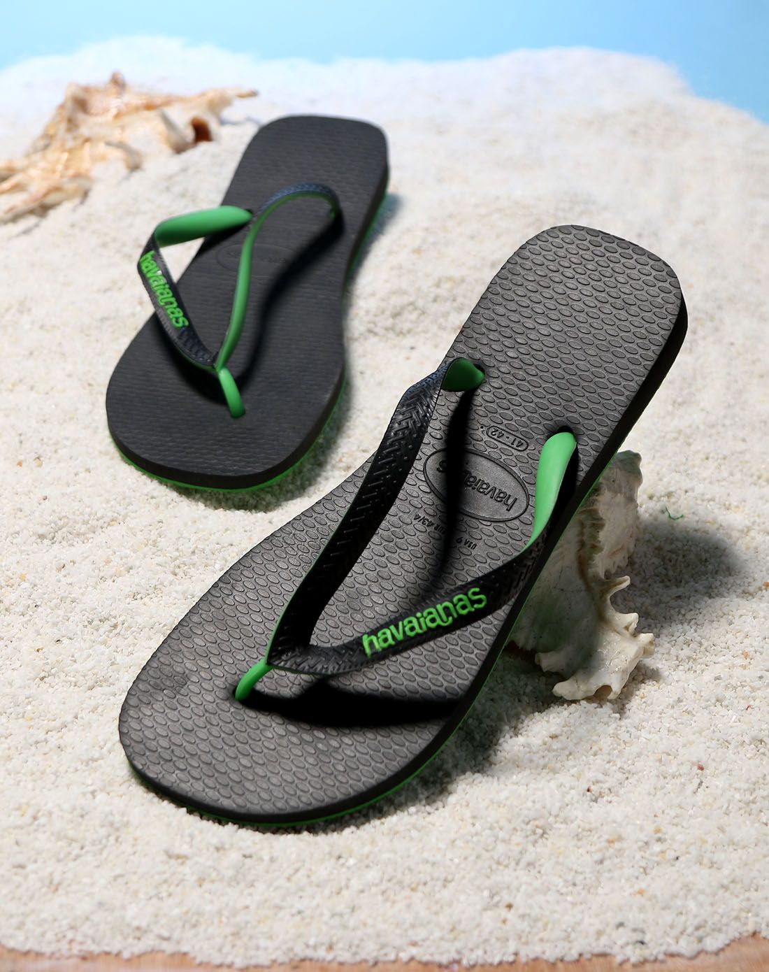 哈瓦那havaianas时尚巴西拖鞋专场巴西进口中性款黑色简约人字拖