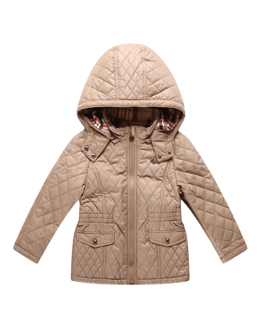 女童卡其铺棉外套
