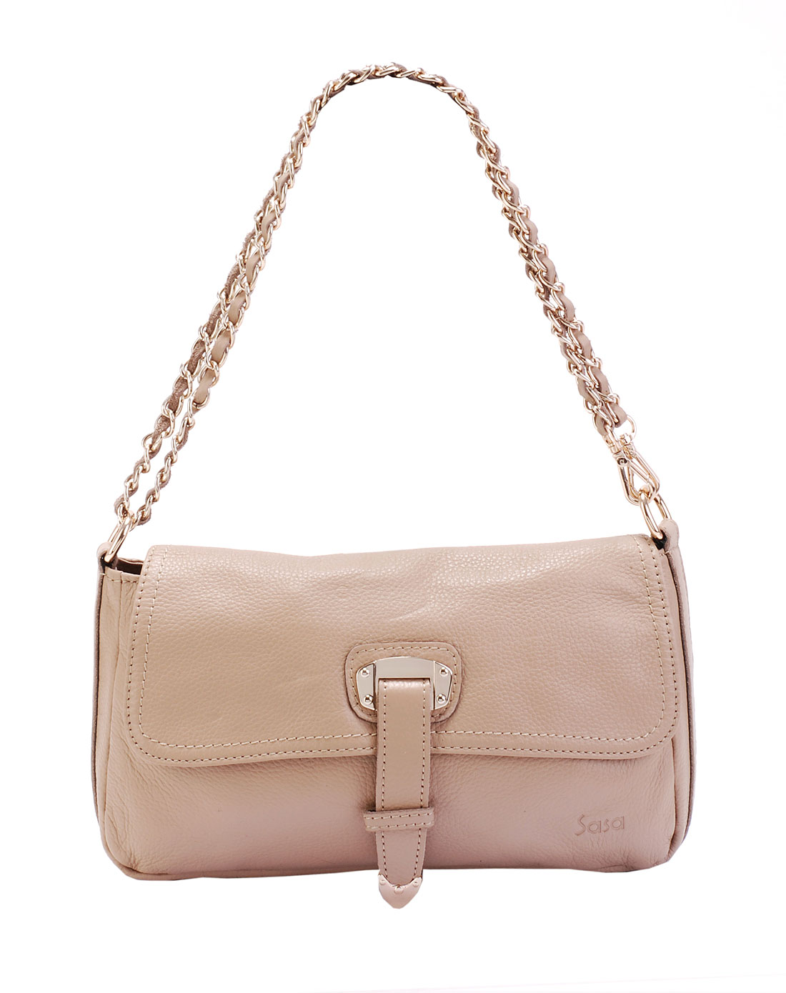 女款卡其时尚链条牛皮两用包包