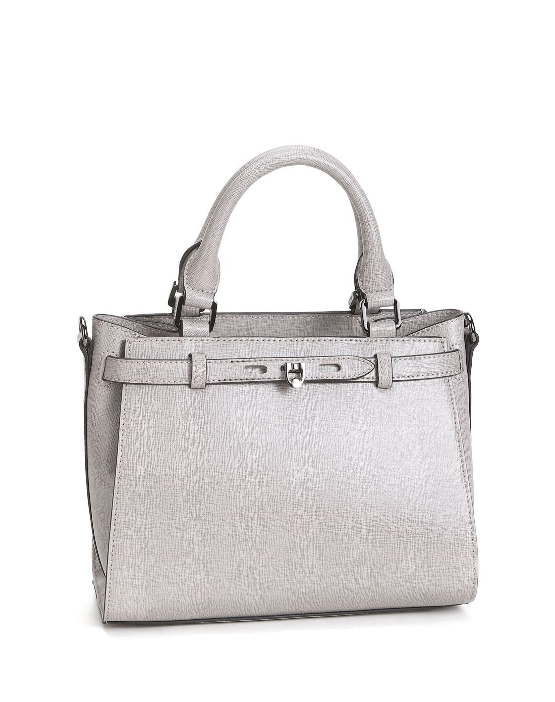 elle灰色都市时髦百搭手提包