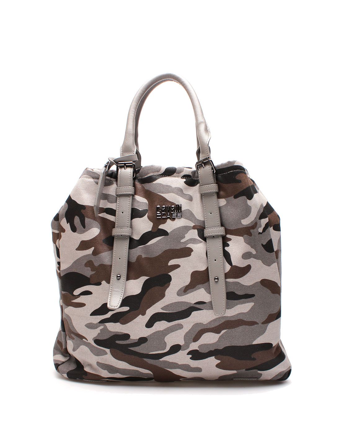 > cavalli class 多色迷彩个性时尚手提包