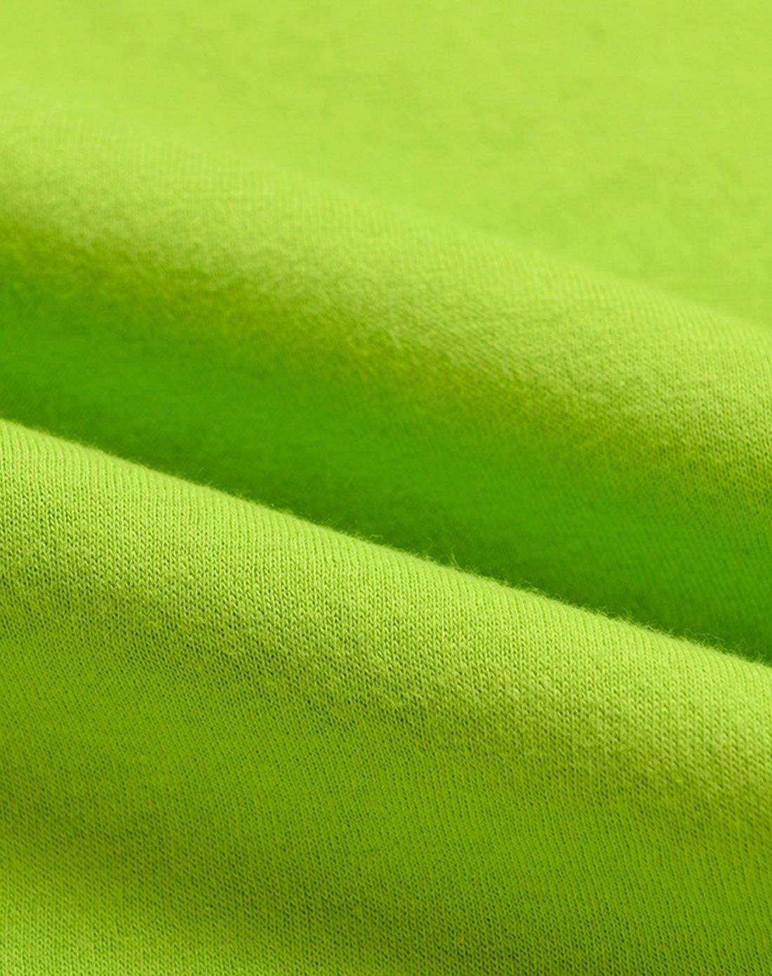 男女童酸橙绿针织抓毛卫衣