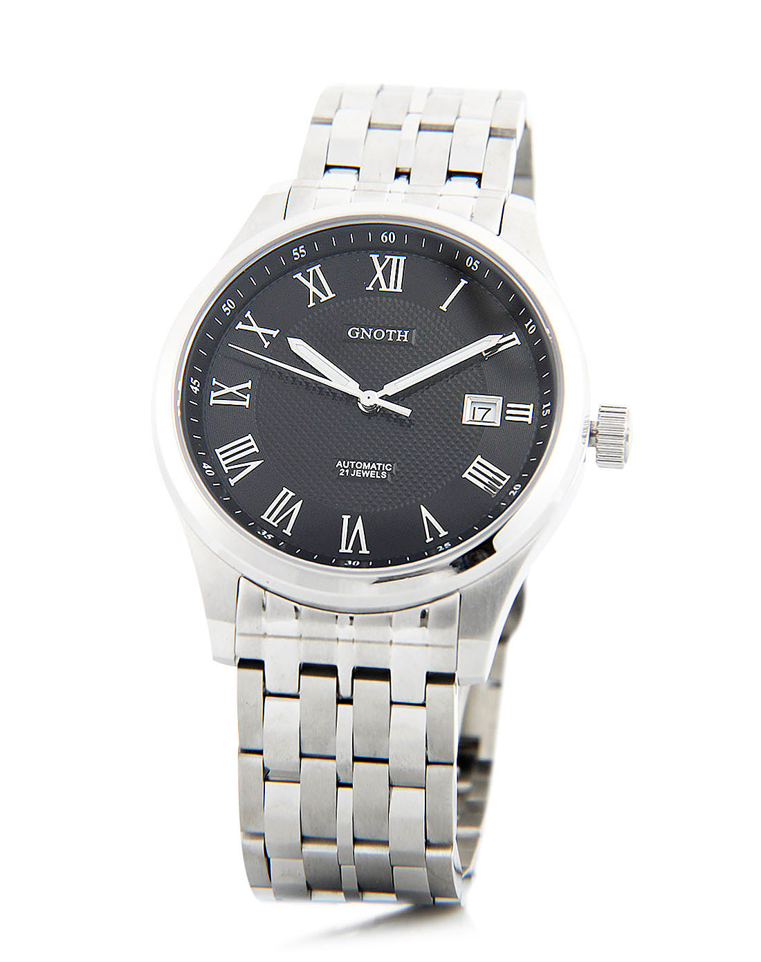 格诺gnoth手表专场-男款黑色机械腕表