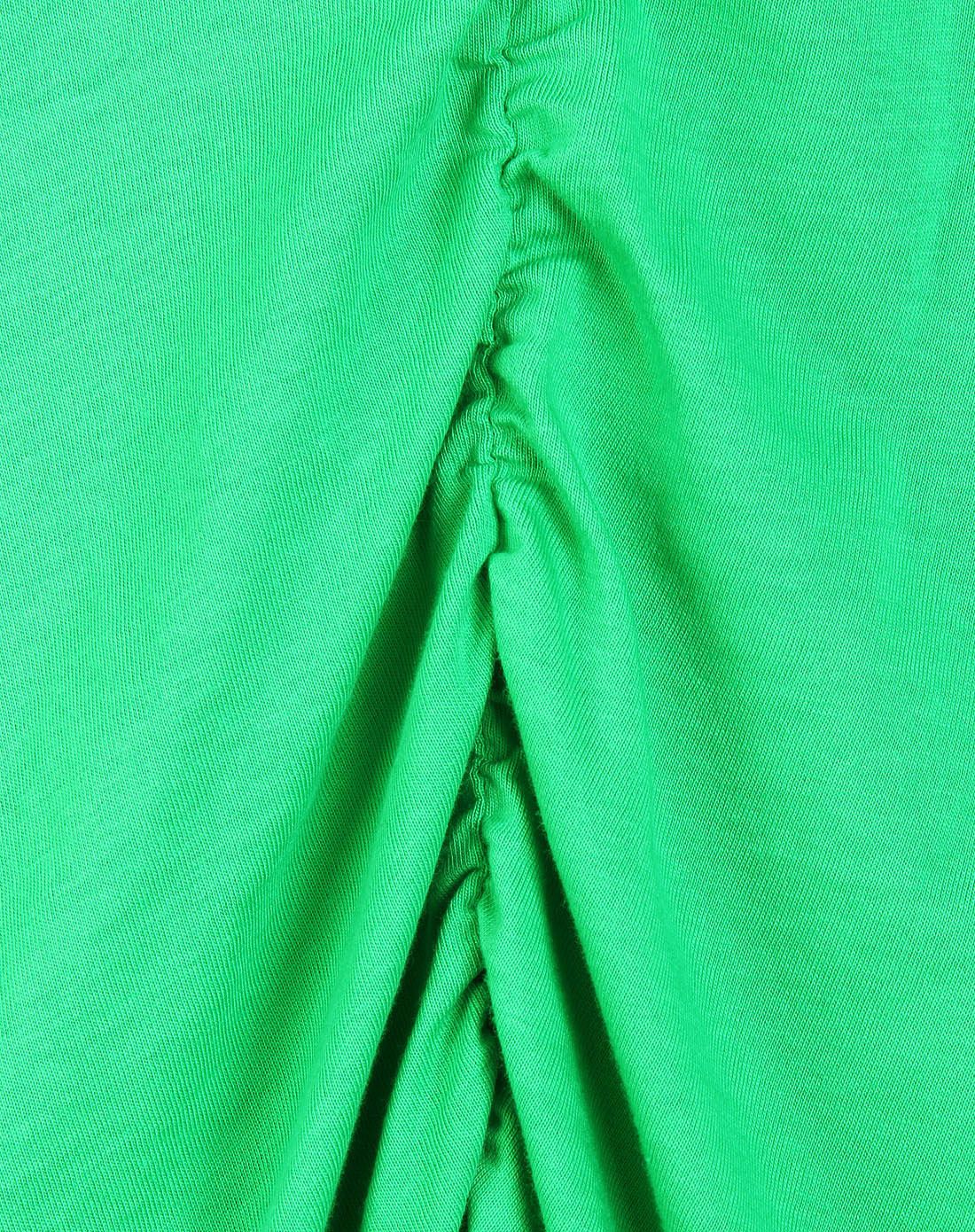 翠绿色简约时尚无袖连衣裙