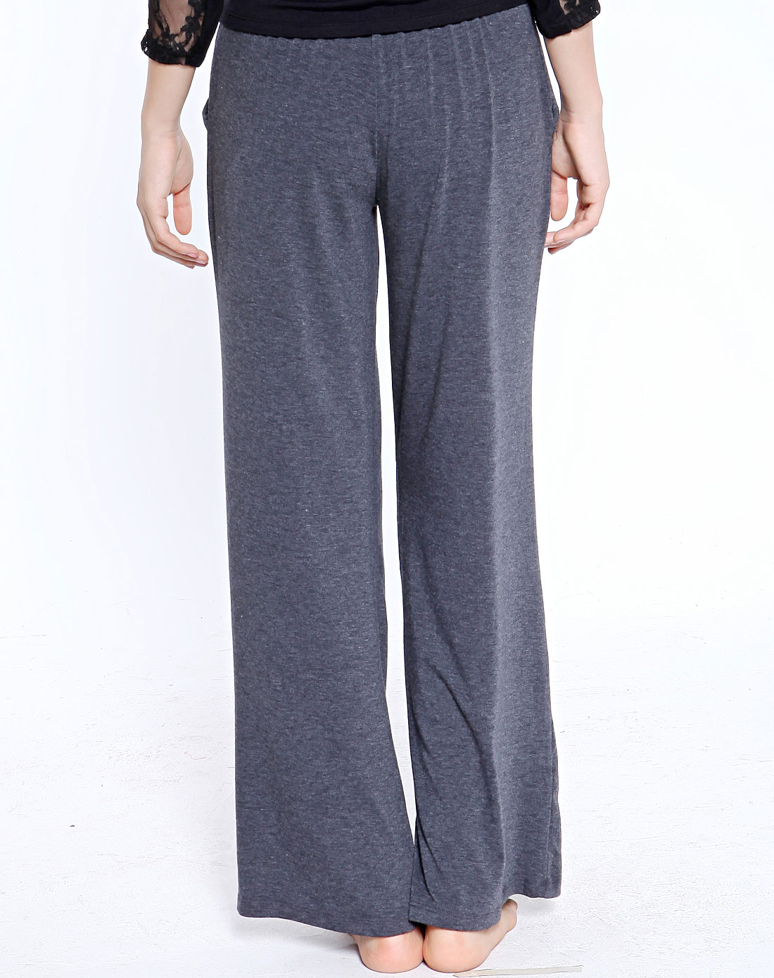 深麻灰瑜伽服竹纤维裤子