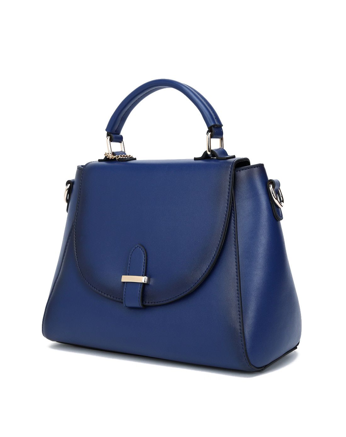 女款深蓝色时尚精致手提包