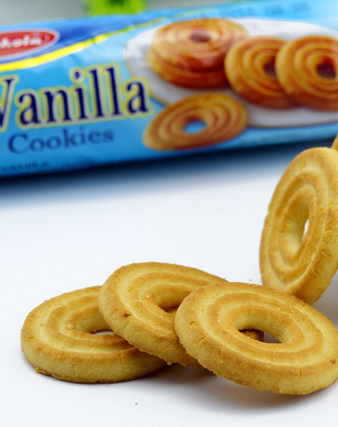 【印度尼西亚】可丽香草味曲奇饼干110g*8包