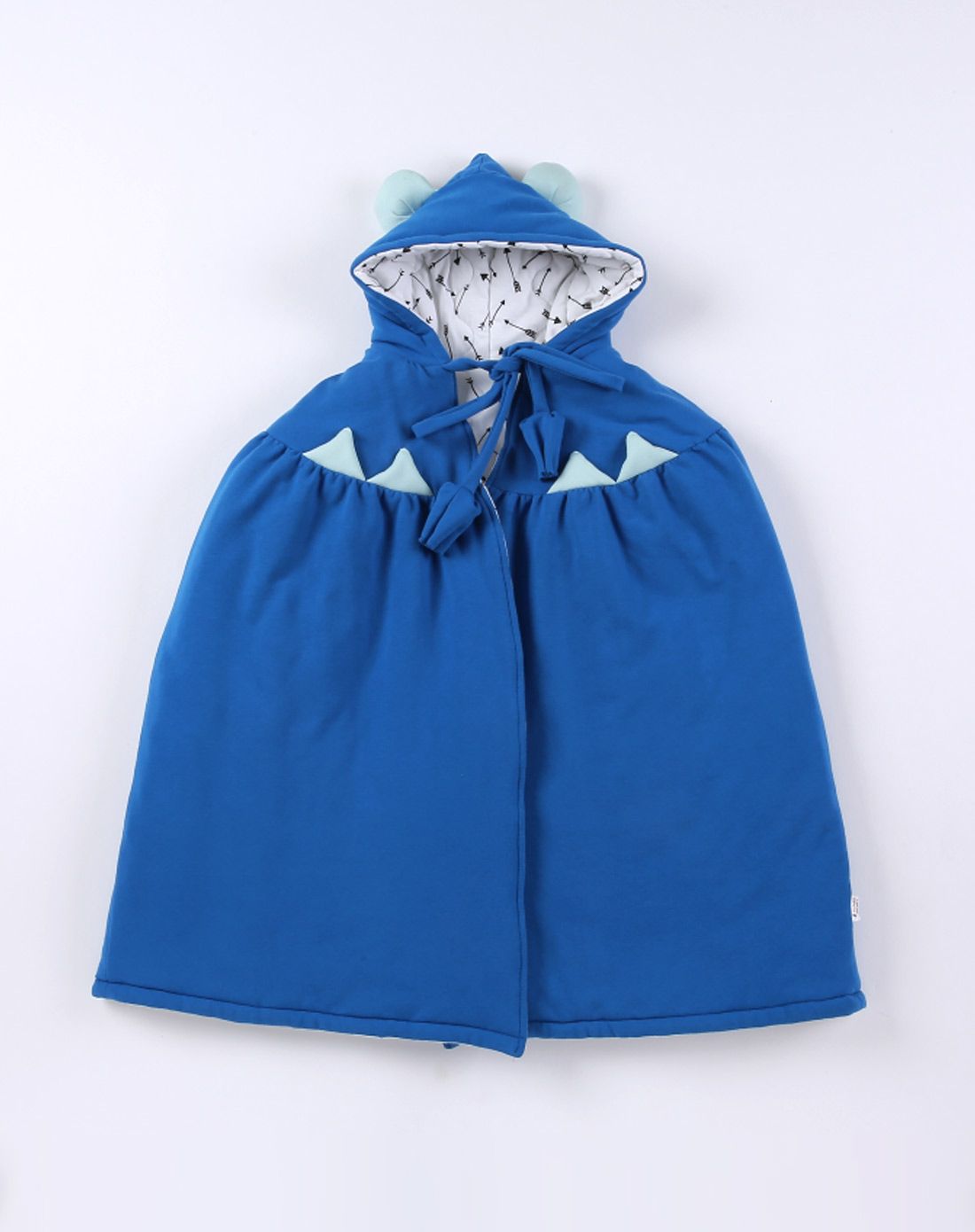 男童宝石蓝happy circus大披风