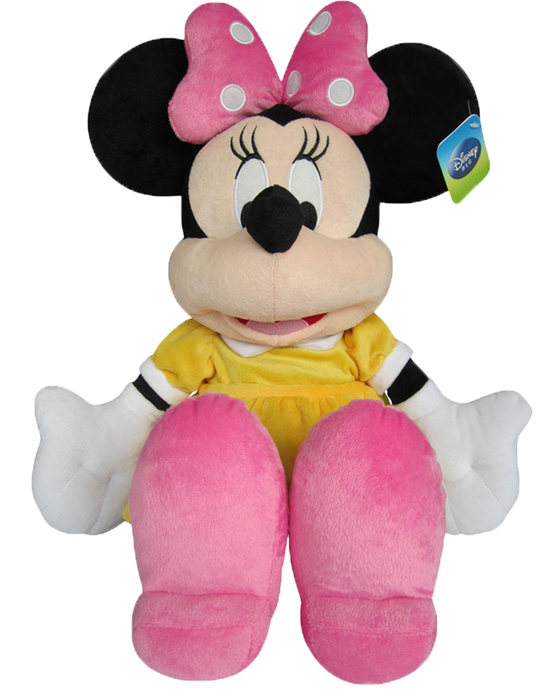 黄色大号3#米妮毛绒玩具