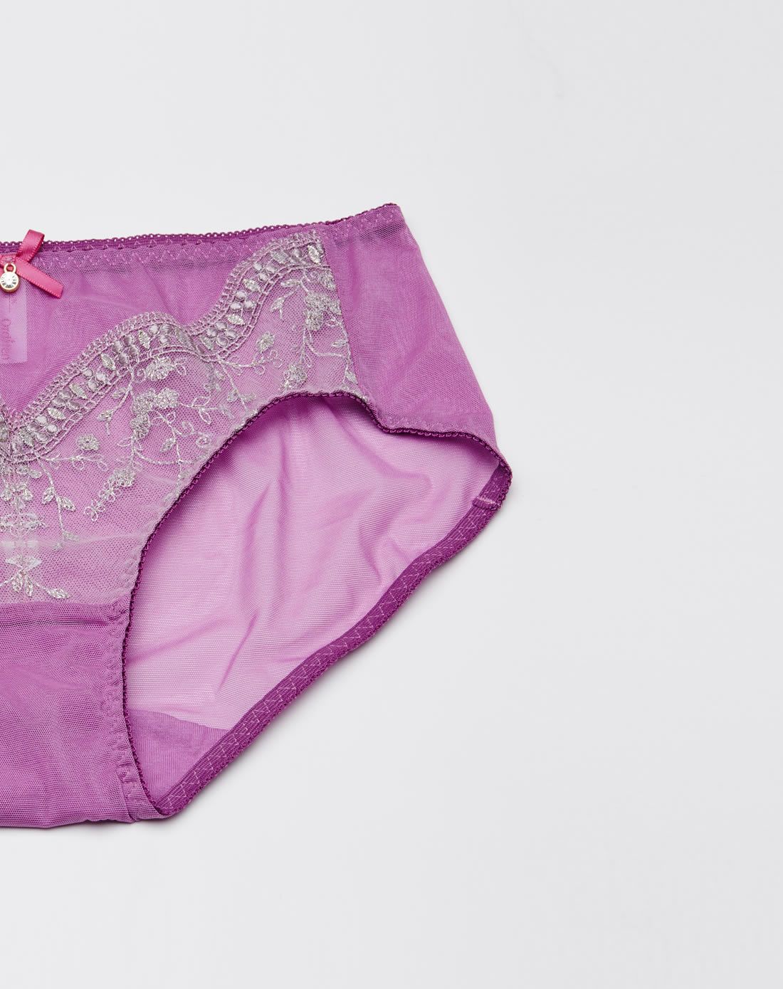 欧迪芬夜露紫时尚包臀舒适中腰三角裤