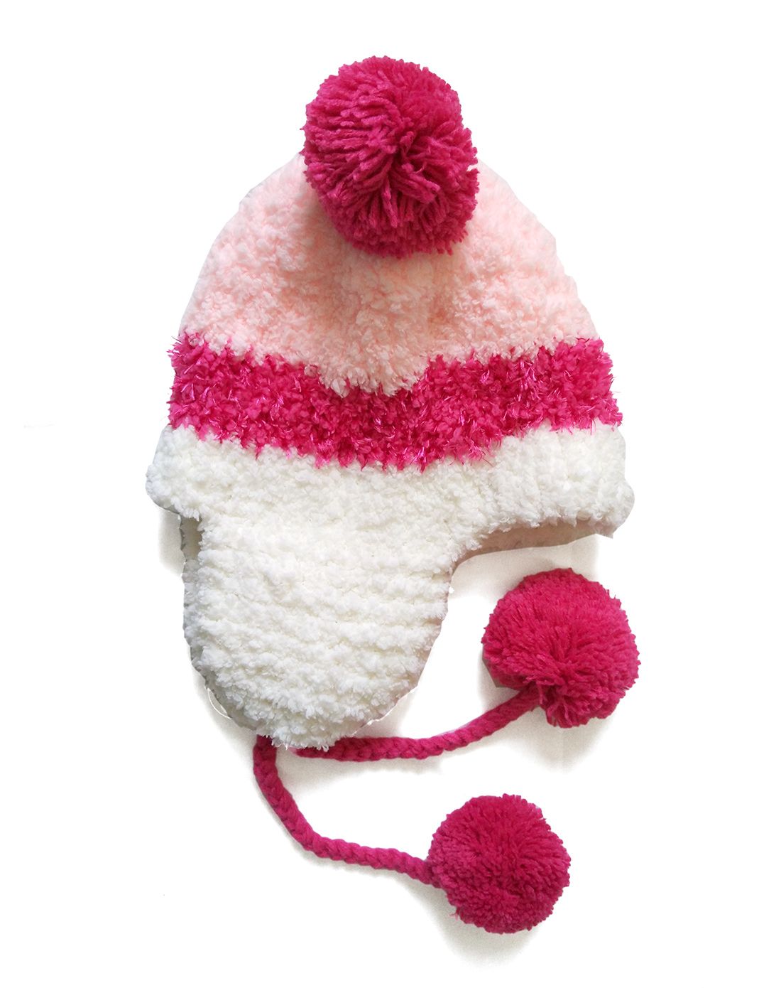 女童粉色可爱帽子