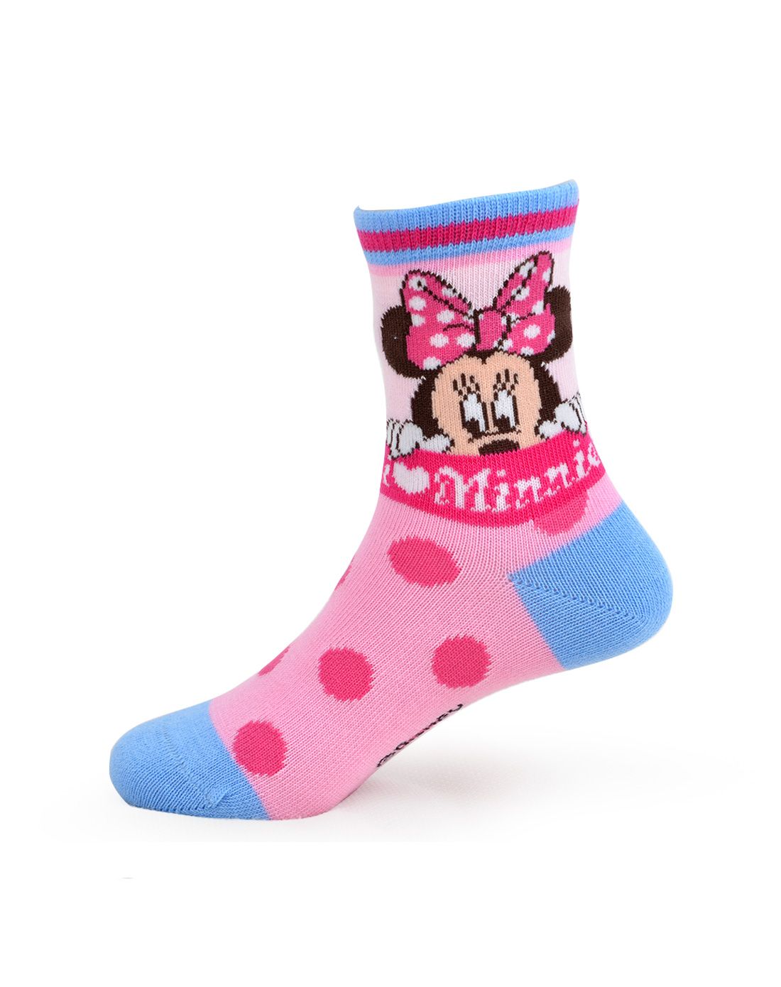 迪士尼女童混色米妮6双装袜子
