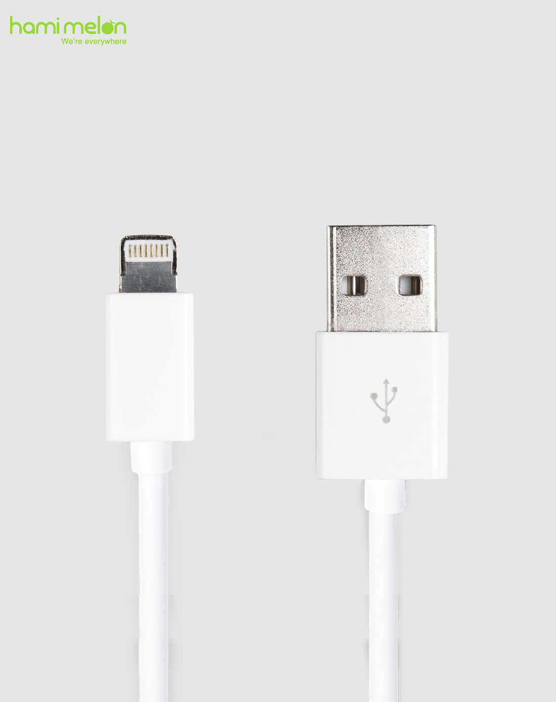 哈密瓜苹果配件专场-iphone5/ipad mini/ipad4 白色数据线