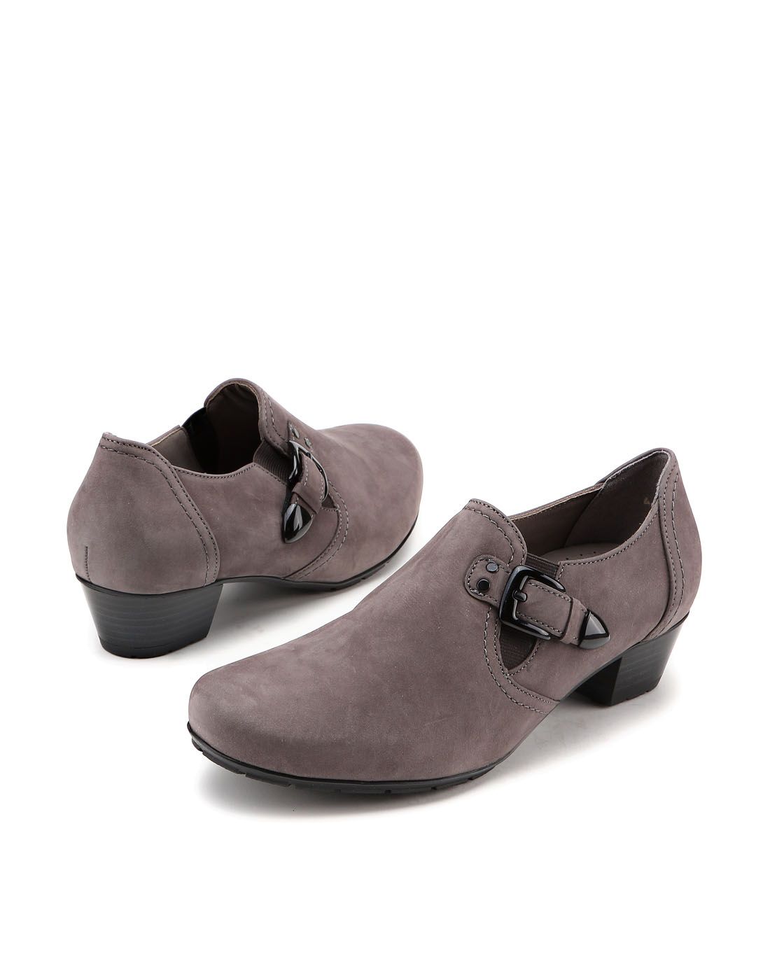 德国品牌ara进口牛皮革灰色女鞋