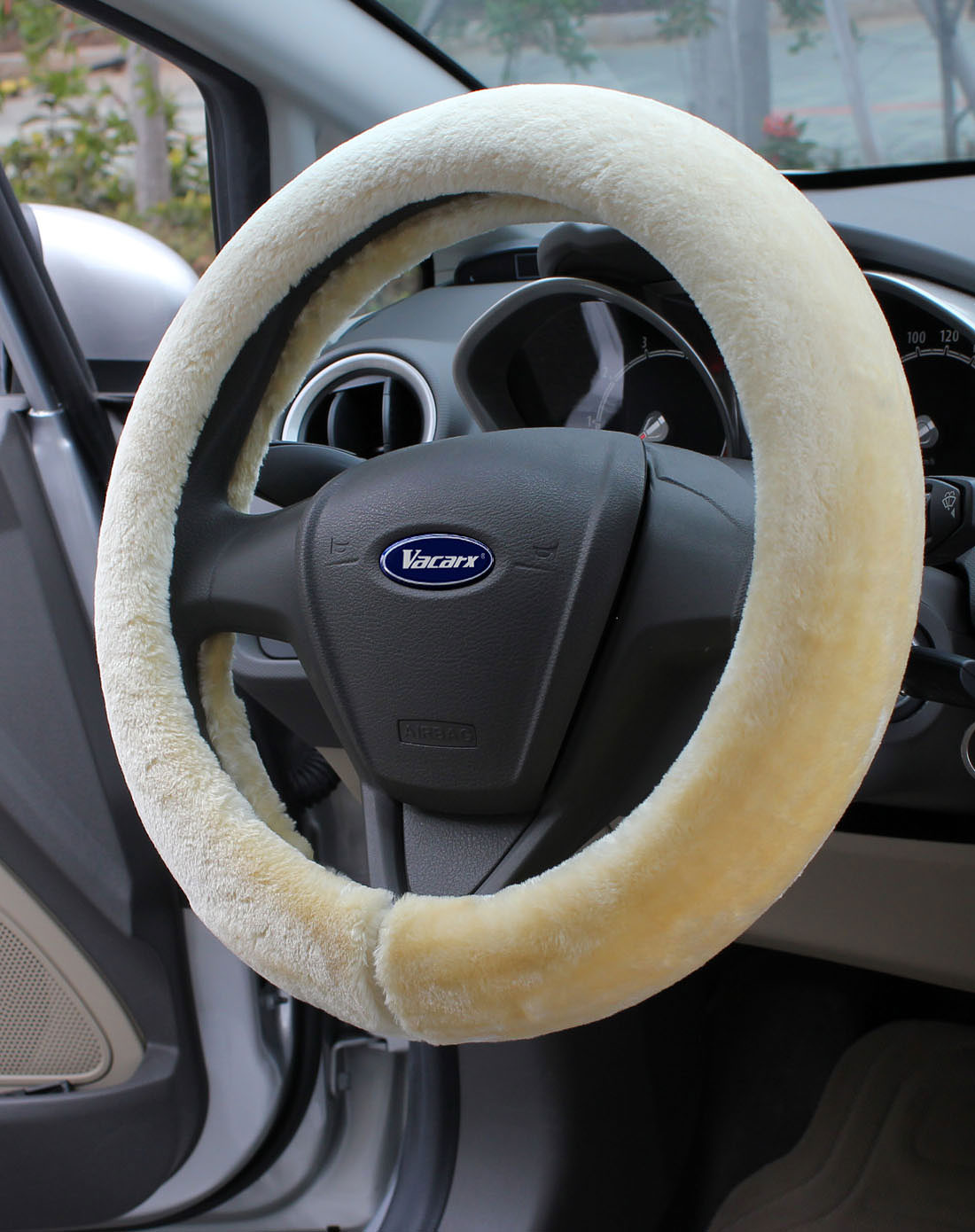 威卡司 高级毛绒方向盘套
