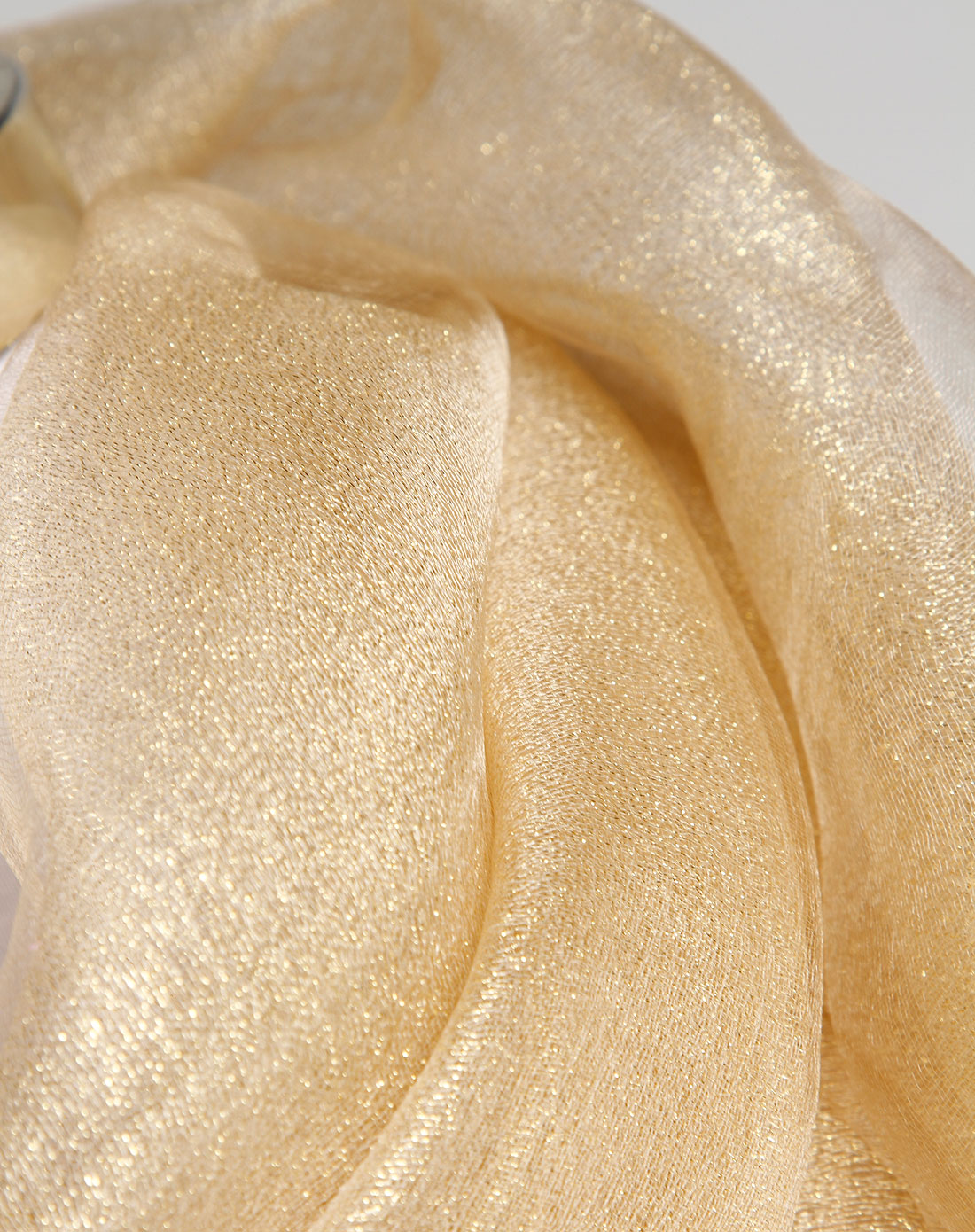 女款浅金色时尚典雅单色长巾