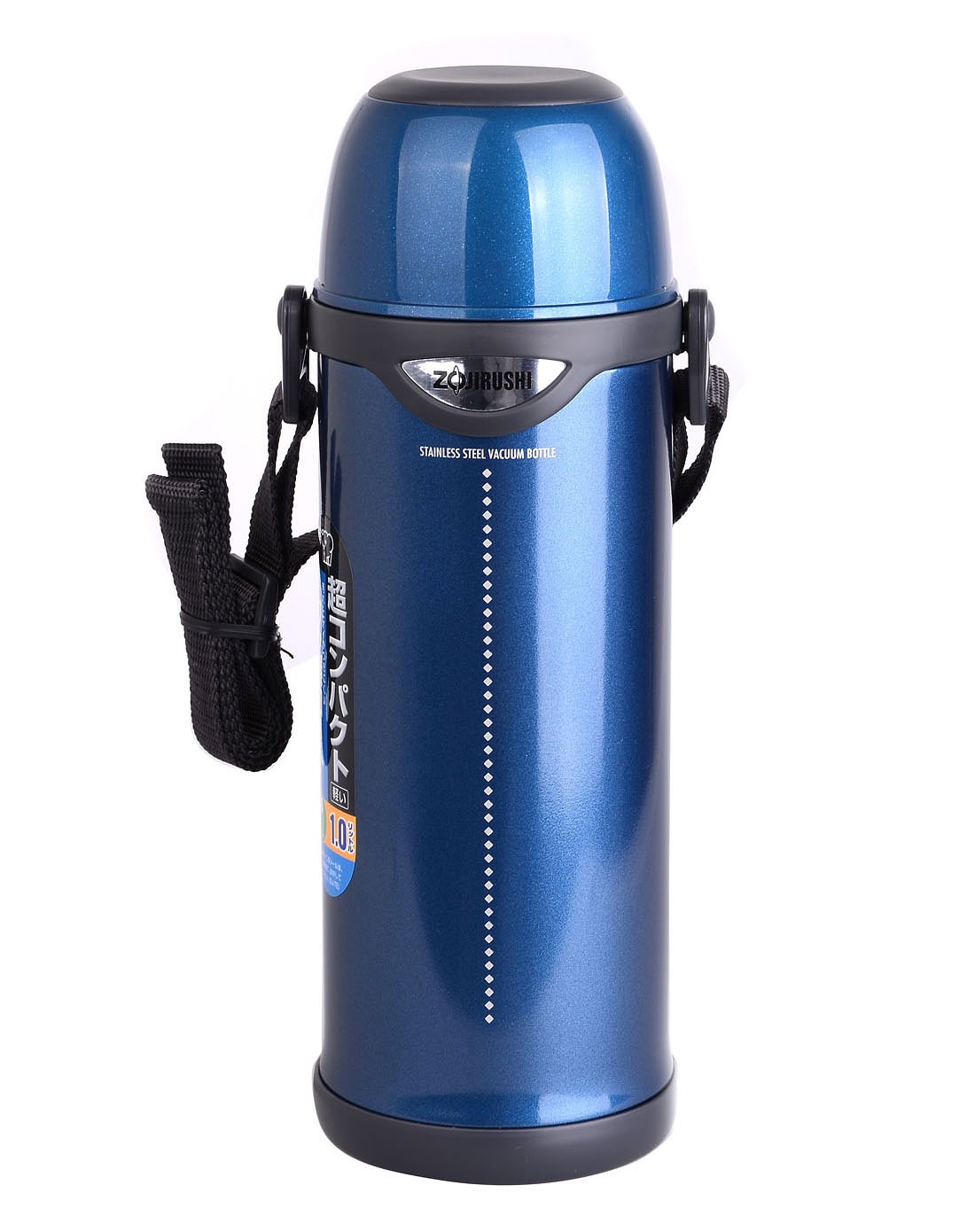 象印 蓝色不锈钢保温壶1l