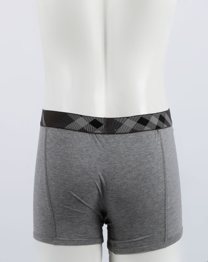 奢华欧美男士burberry 男款灰色时尚平角裤3632181gr_唯品会