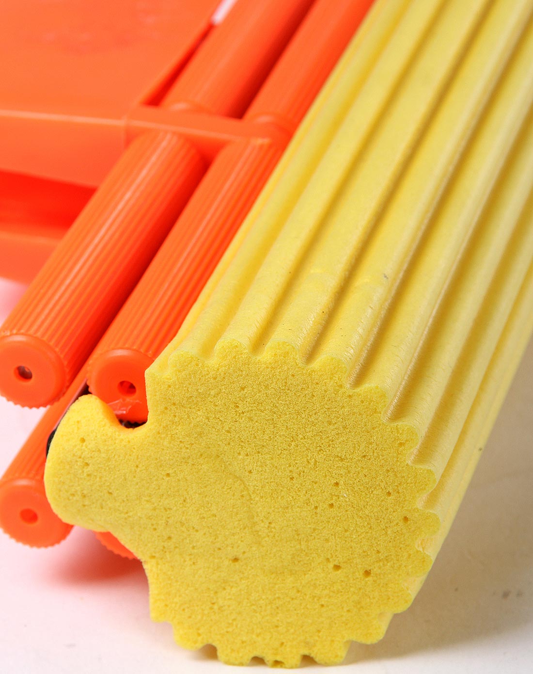 橙色海绵挤水拖把