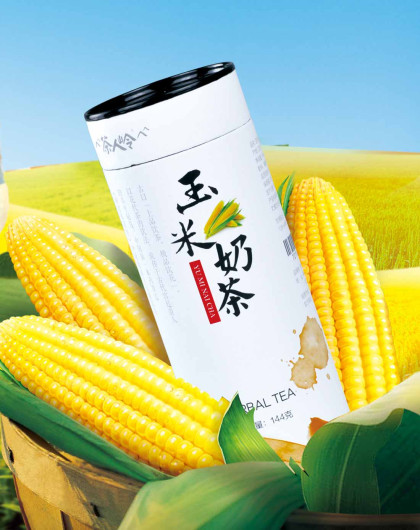 玉米奶茶144克×2筒简装