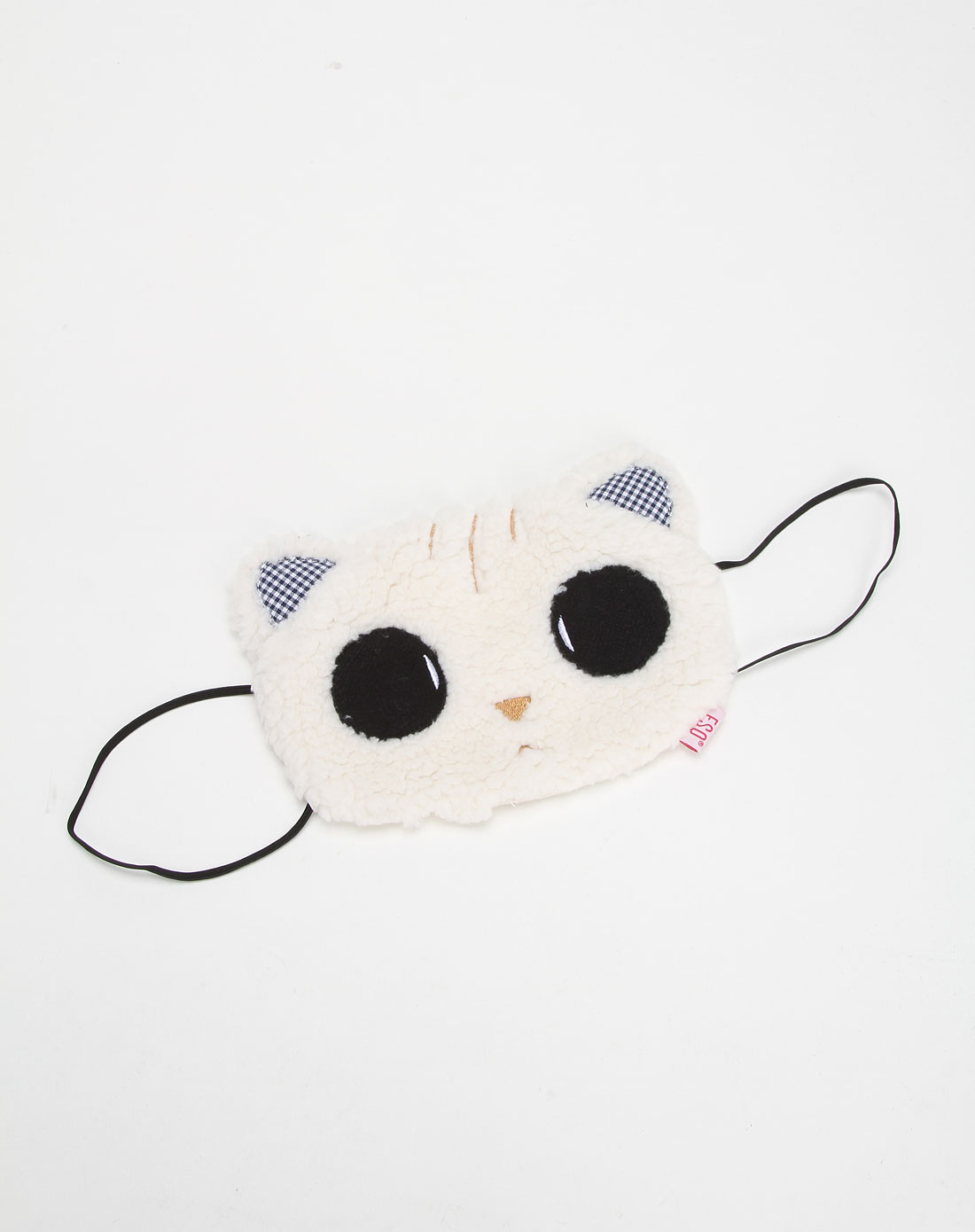 可爱猫白黑色口罩