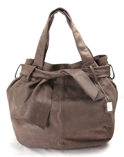 歌斯东尼gastone lucioli女鞋专场 女款咖色刀割纹牛皮背包