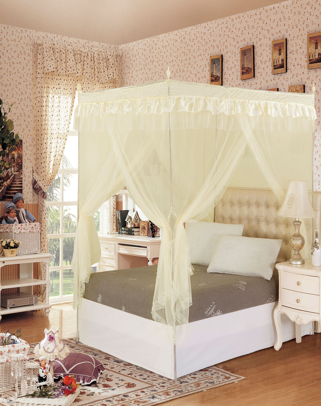 1.8m简约折叠蚊帐-美尼