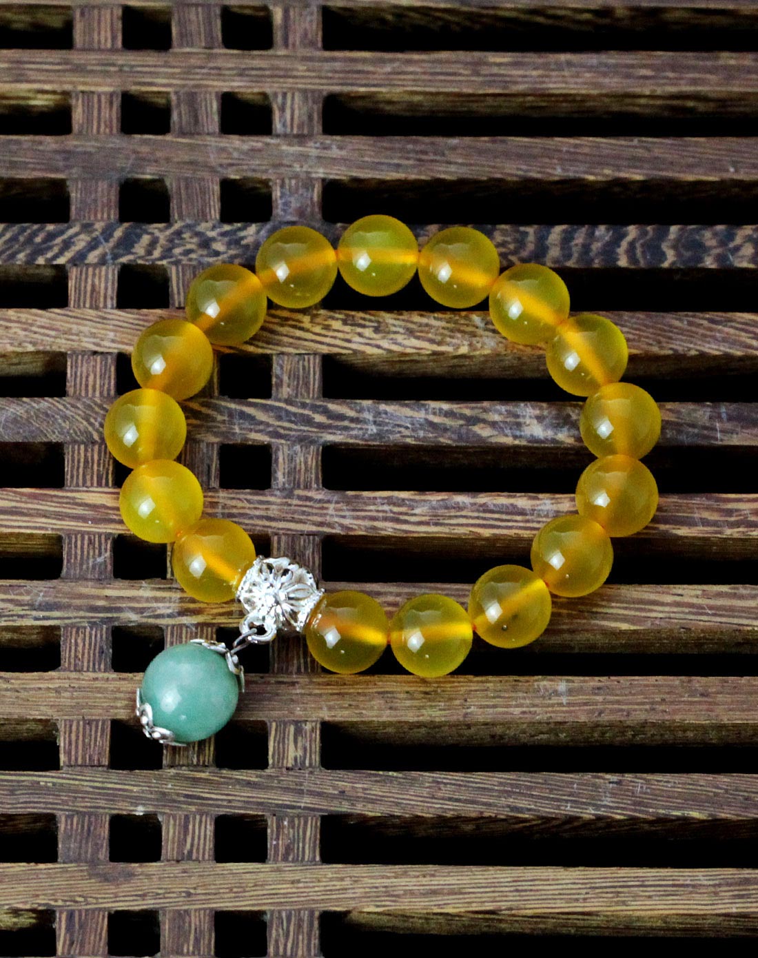 女款黄玉髓时尚手链