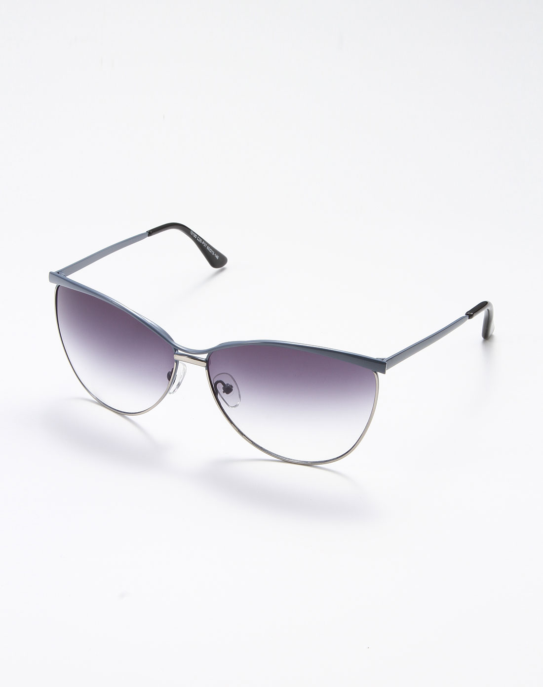 蓝银色时尚太阳眼镜