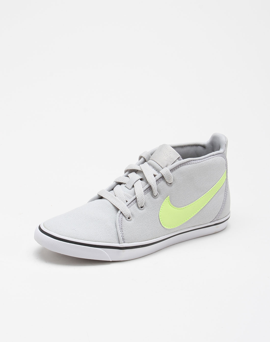 耐克nike-女鞋专场-浅灰色帆布料系带运动鞋