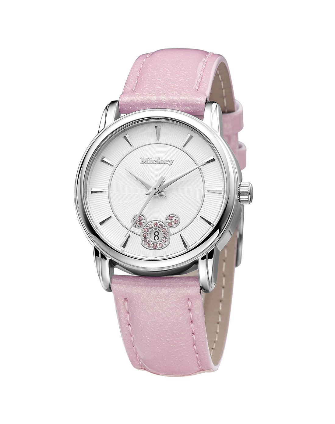 百迪baidi&迪士尼disney手表专场-disney cuties 女款粉红/白色简约
