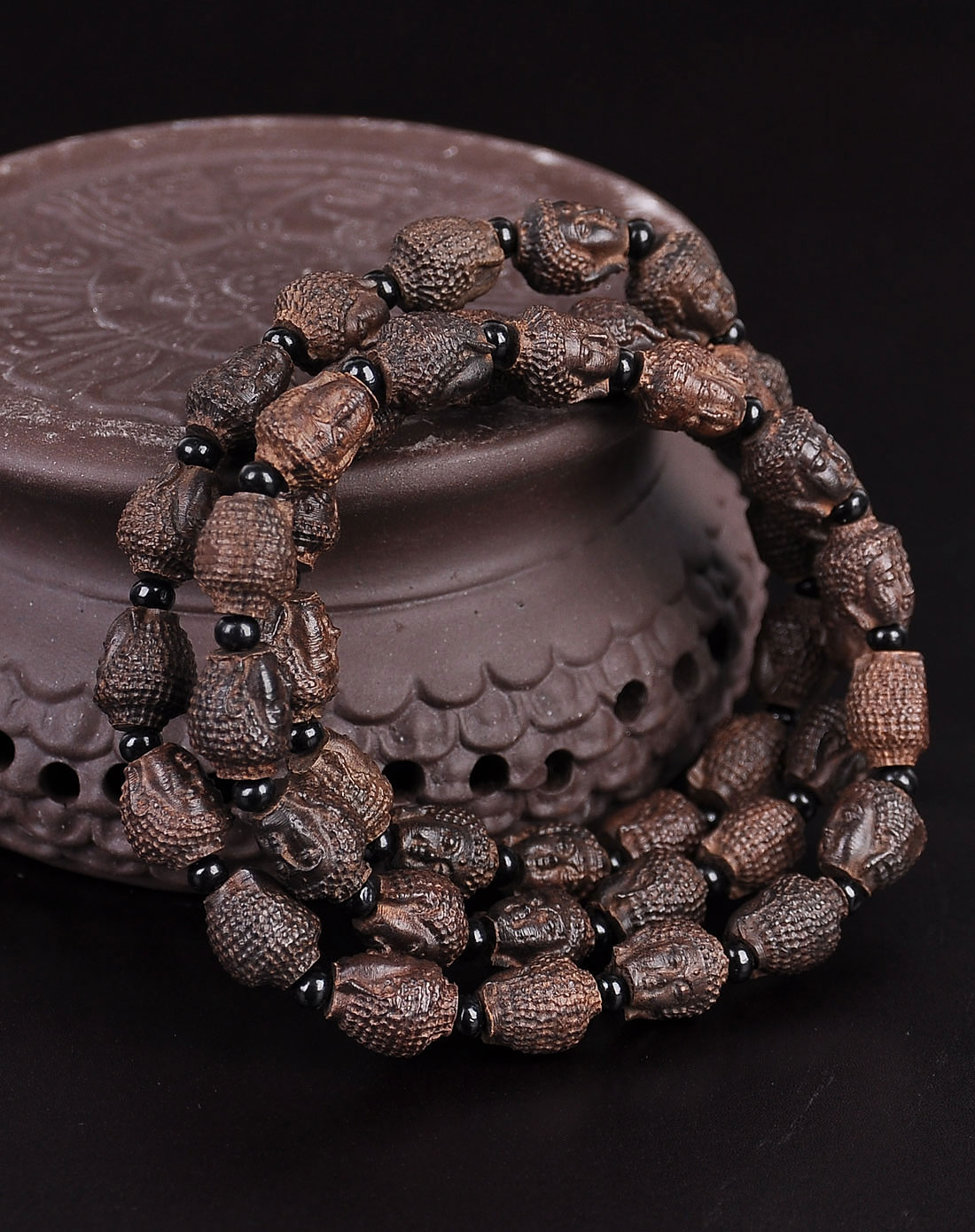 [ 太阳之爱 ] 金刚佛头沉香念珠