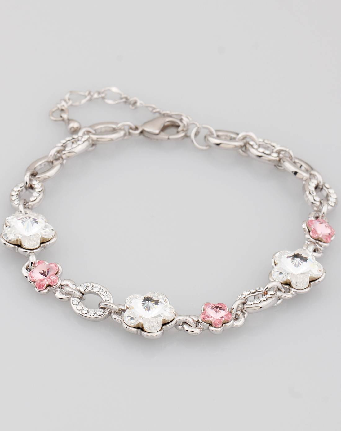 彩色施华洛世奇水晶(合成)元素手链