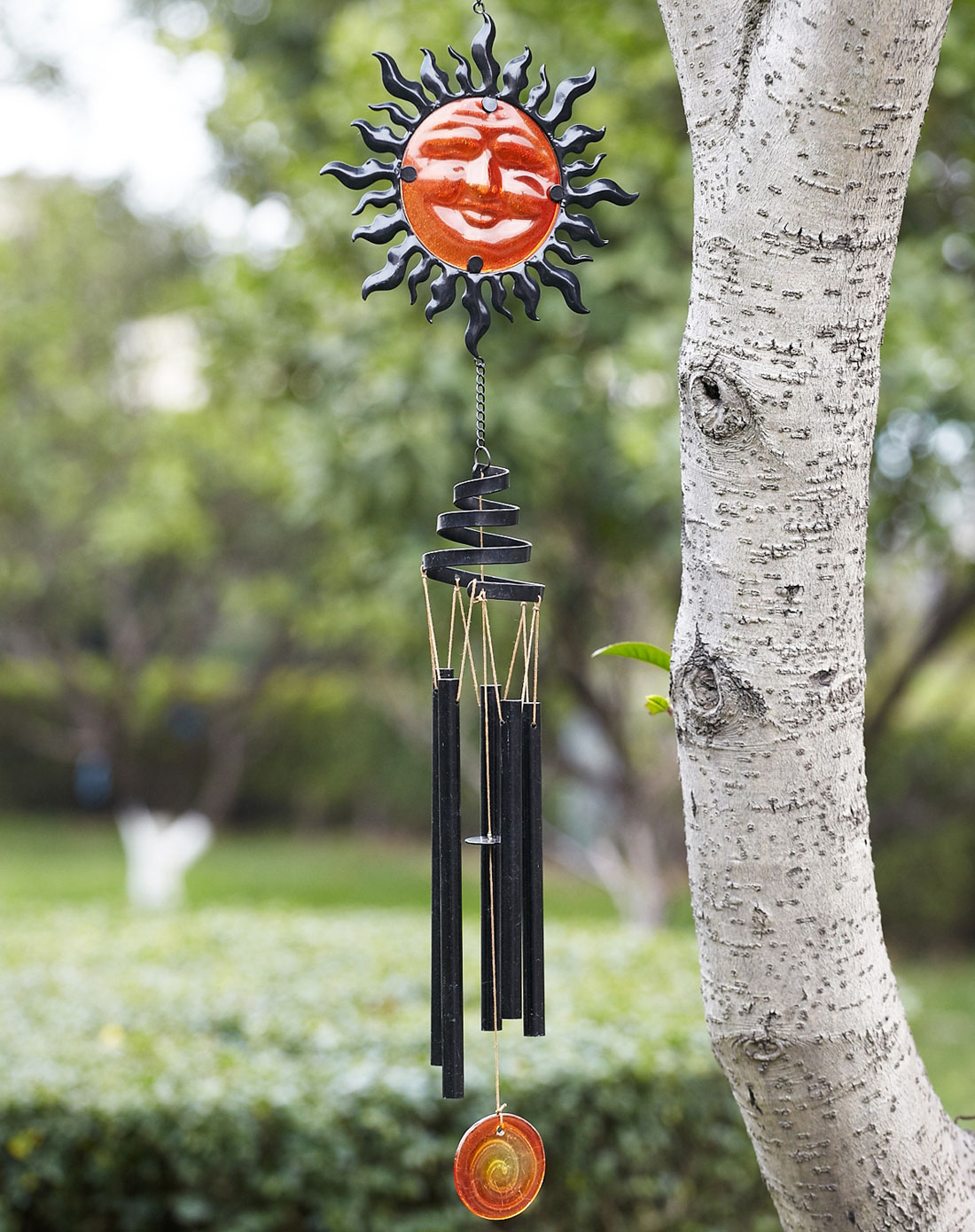 太阳花钢管装饰风铃(单只装)