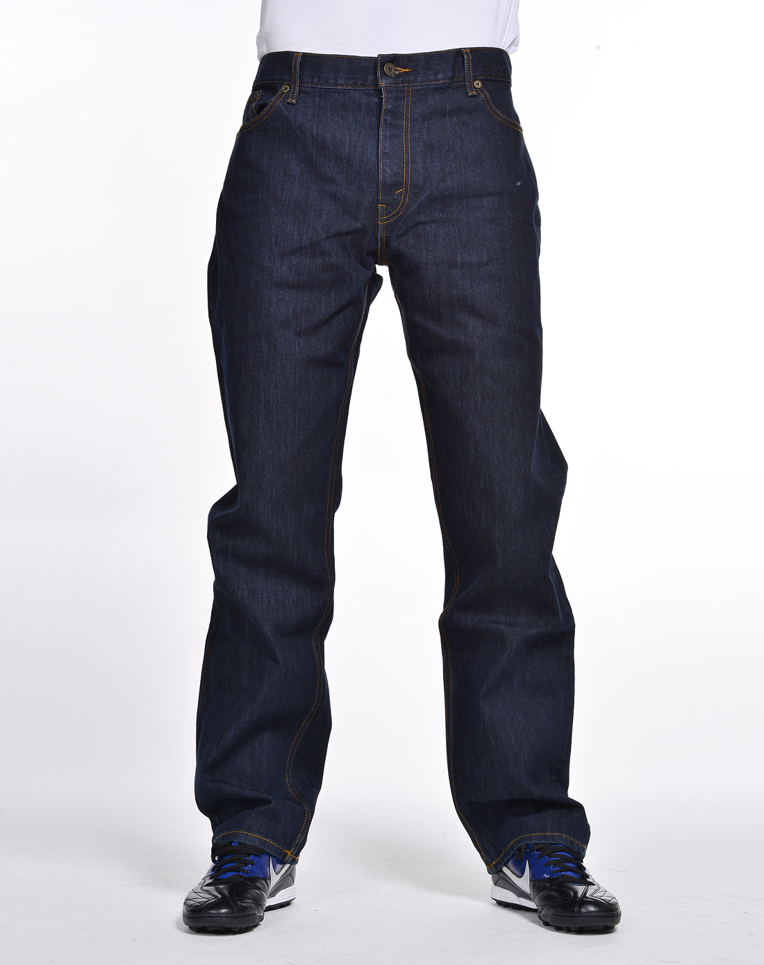 耐克nike男装专场-男子黑色牛仔裤