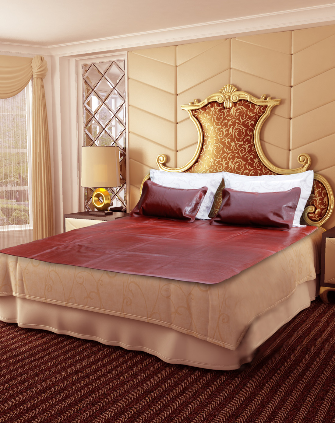 梦洁 精品软牛皮席 180*200