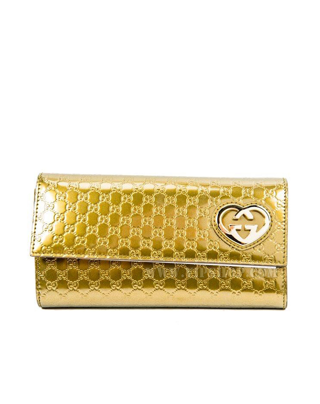 gucci 女士长钱包金色