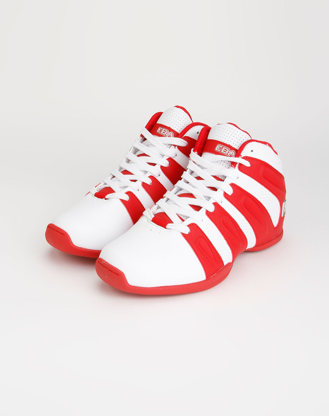 cba红/白色透气绑带篮球鞋1011444-010_唯品会