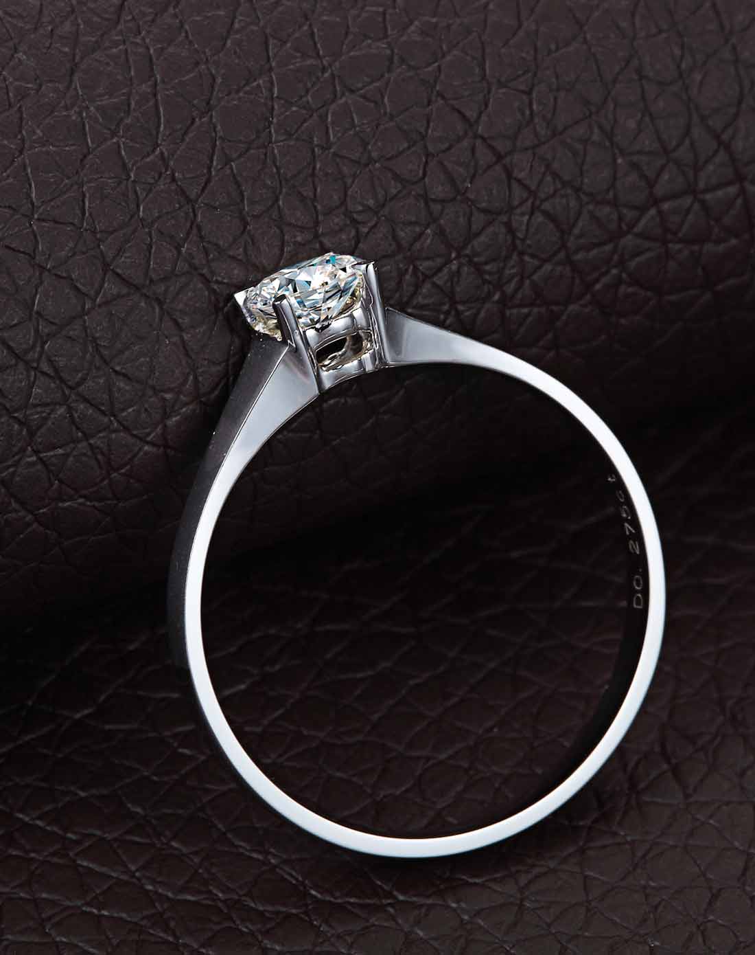 18k金27分i-j色钻石女戒