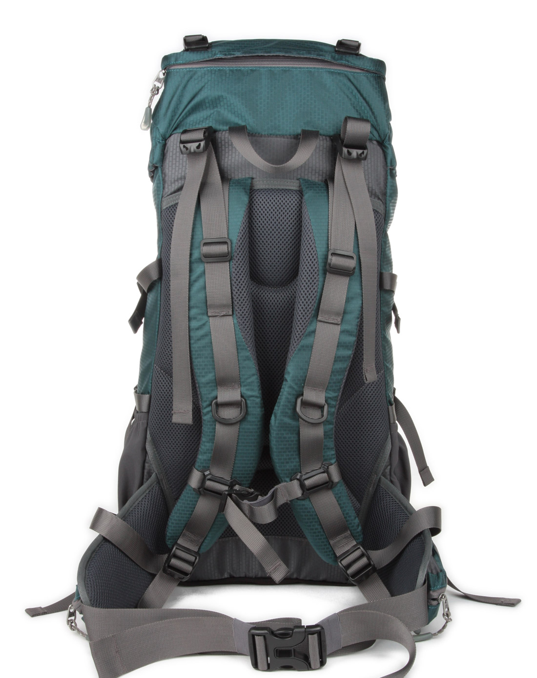 背包一族混合专场-宝美 中性灰蓝色悬浮透气背负设计45l双肩登山包