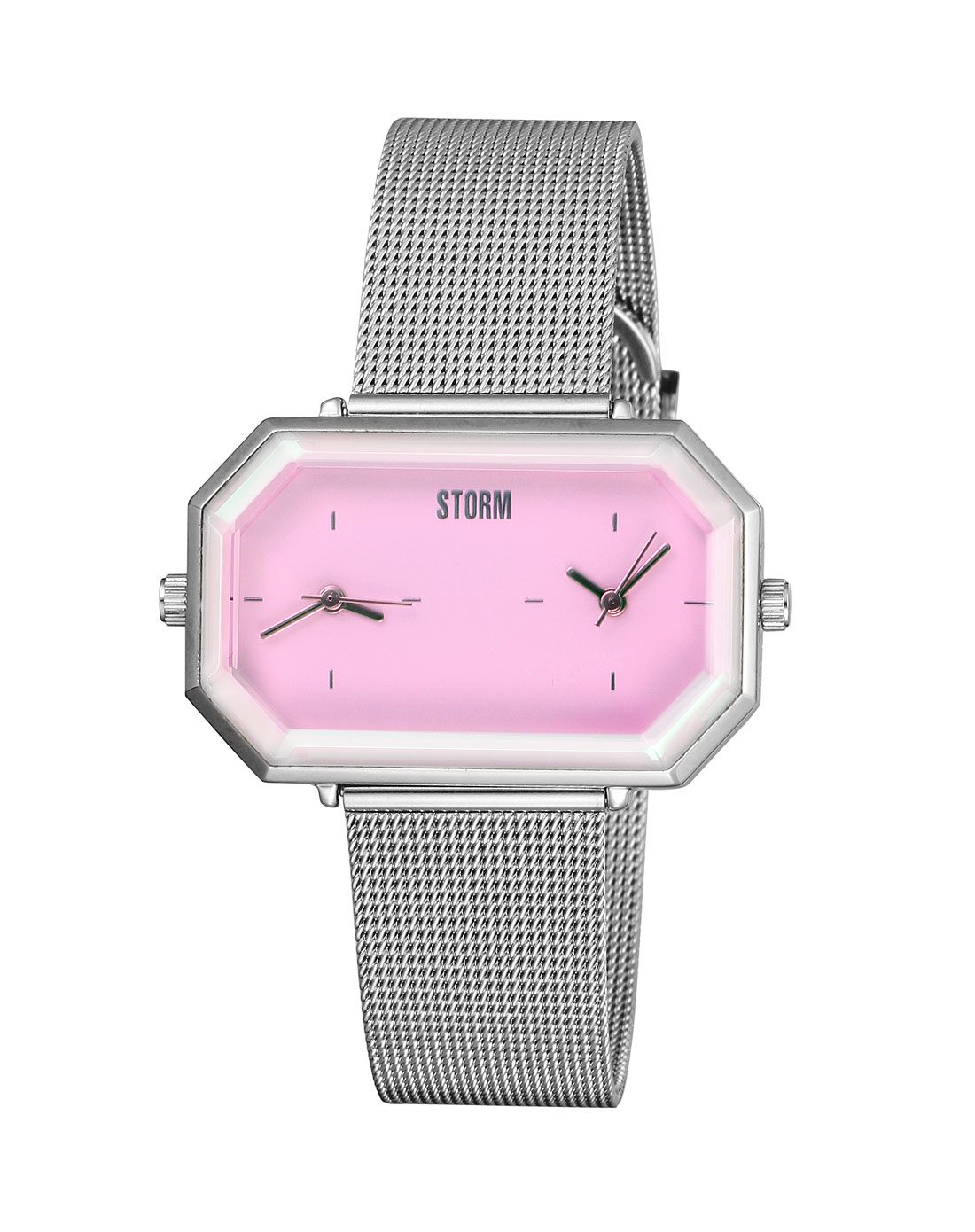 英国storm潮牌女性粉拼银色淑女时尚石英手表47015/pk_唯品会