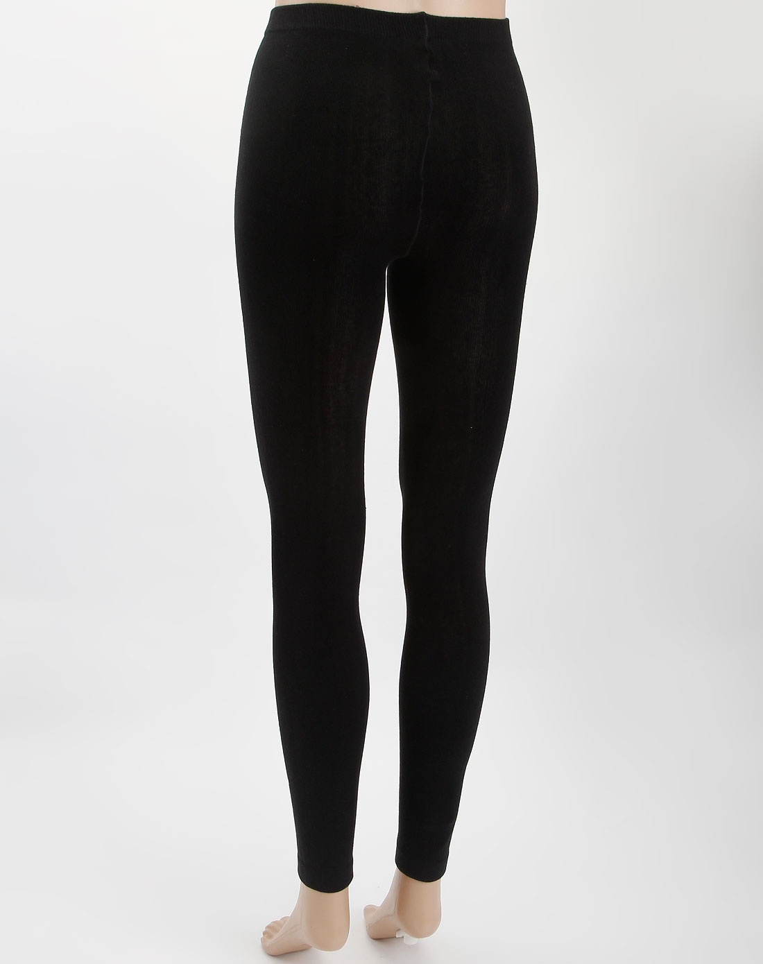 女款黑色保暖九分裤袜