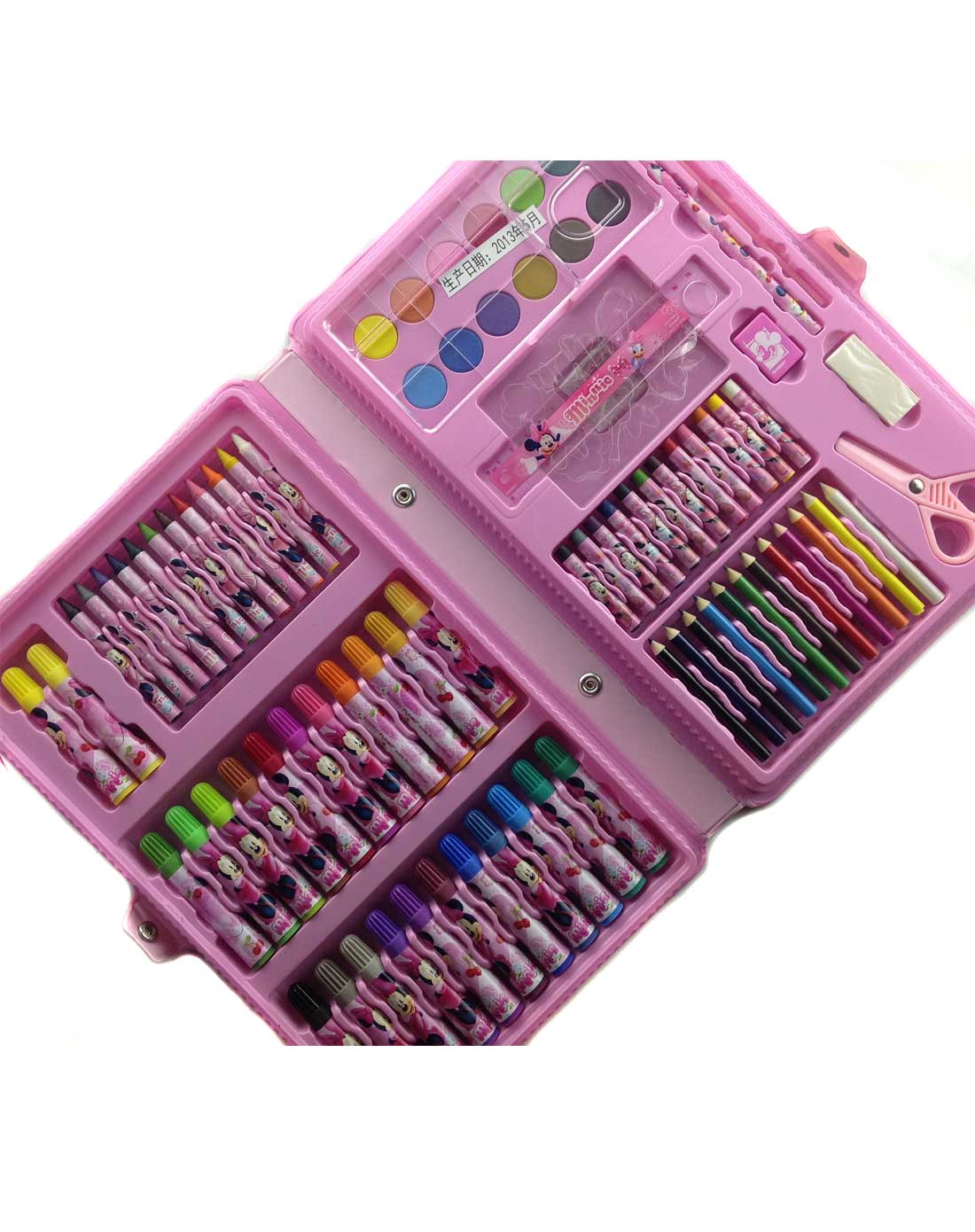 迪士尼disney女童粉色彩色笔