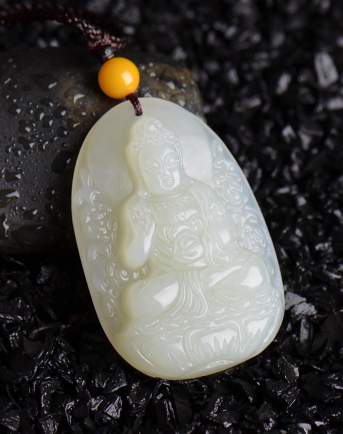 白玉阿弥陀佛生肖狗猪本命佛