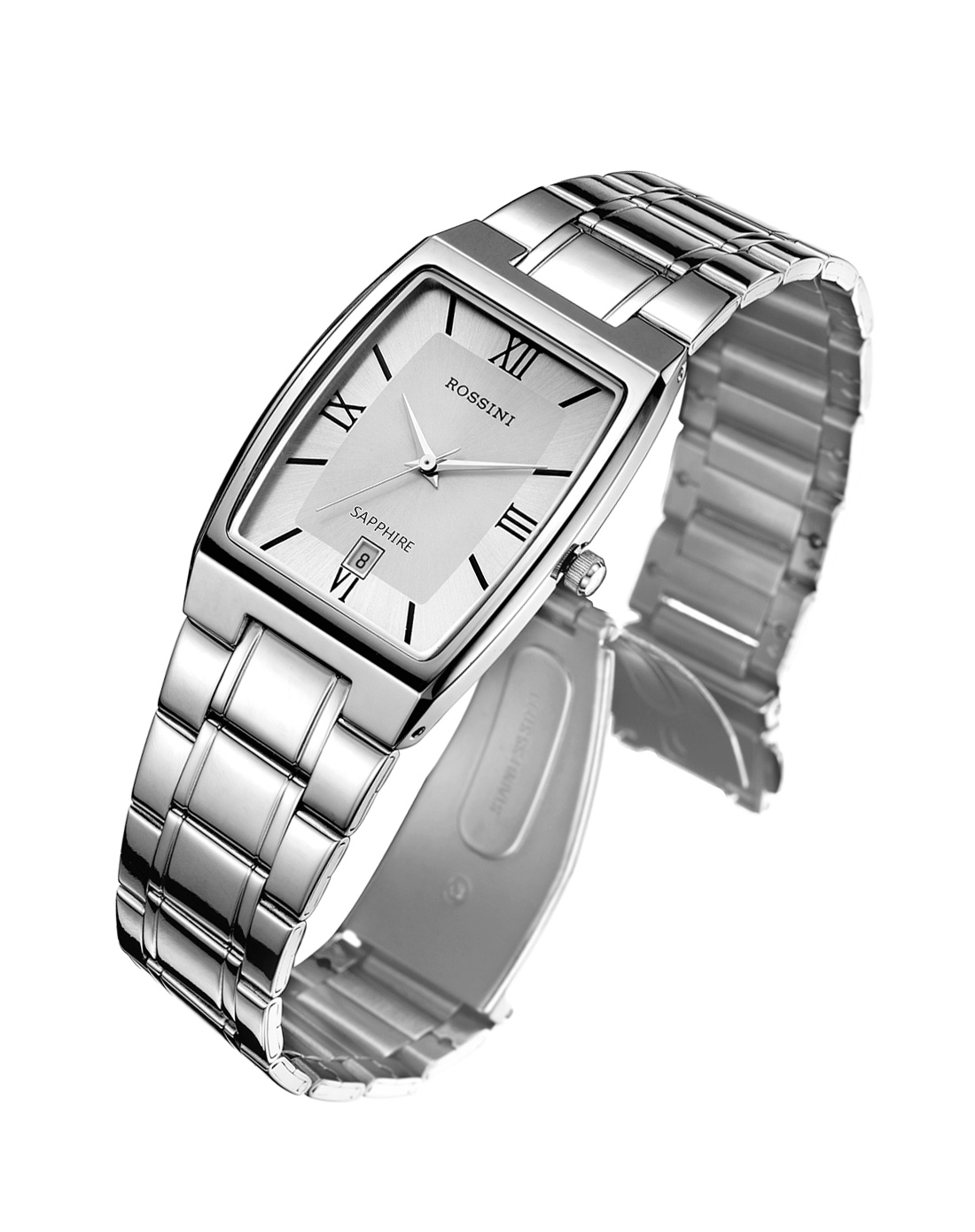 罗西尼rossini手表不锈钢石英机芯男表r1389w03e_唯品会