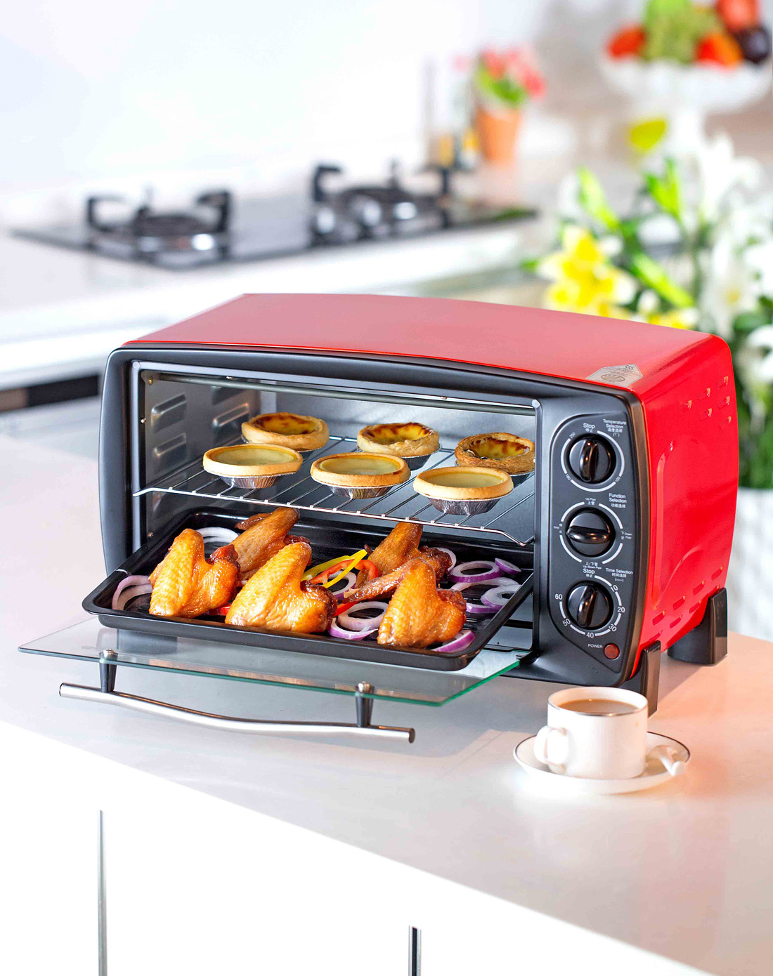 20l旋转烤叉多功能电烤箱